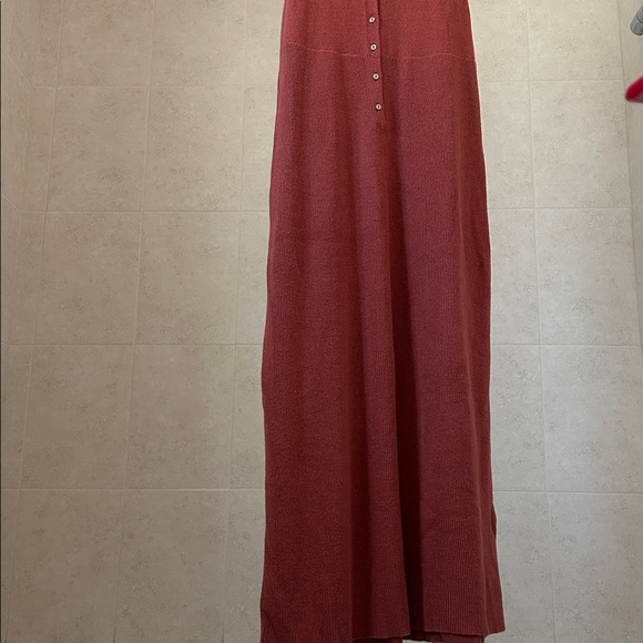Free People Sleeveless Rust Maxi Dress - Picture 2 of 6